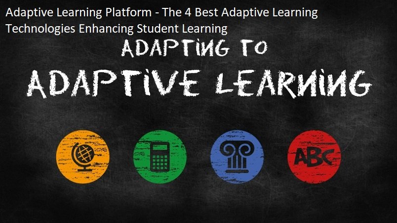 Adaptive Learning Platform - The 4 Best Adaptive Learning Technologies Enhancing Student Learning